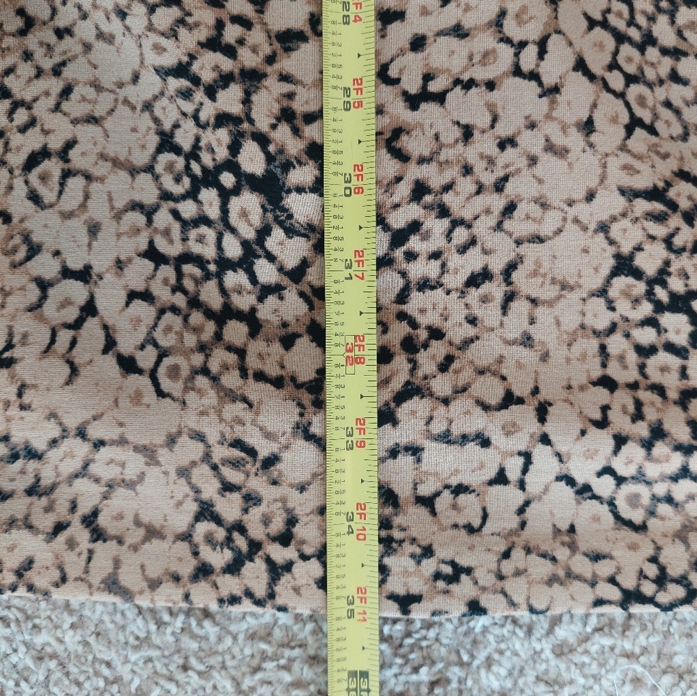 Land's End Animal Print Dress Size 10‎ Petite - Picture 7 of 8